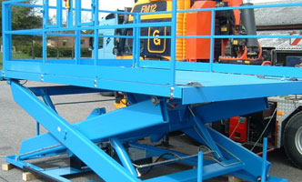 Supermarket 8 tonne pallet lift table